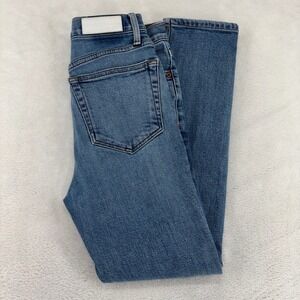 RE/DONE Originals Mid 90s High Rise Straight Leg Jeans Blue Size 25 190-3WHRAC